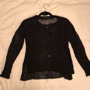 Eileen Fischer Petite Black Sweater